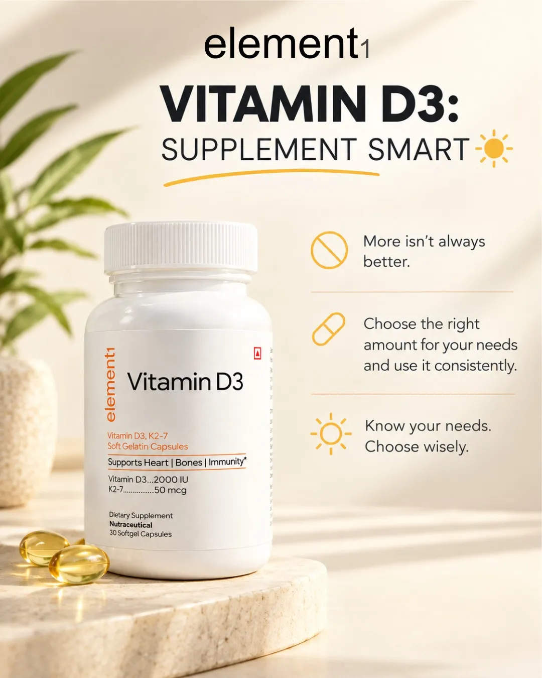 Vitamin D3 + K2 — supplement smart